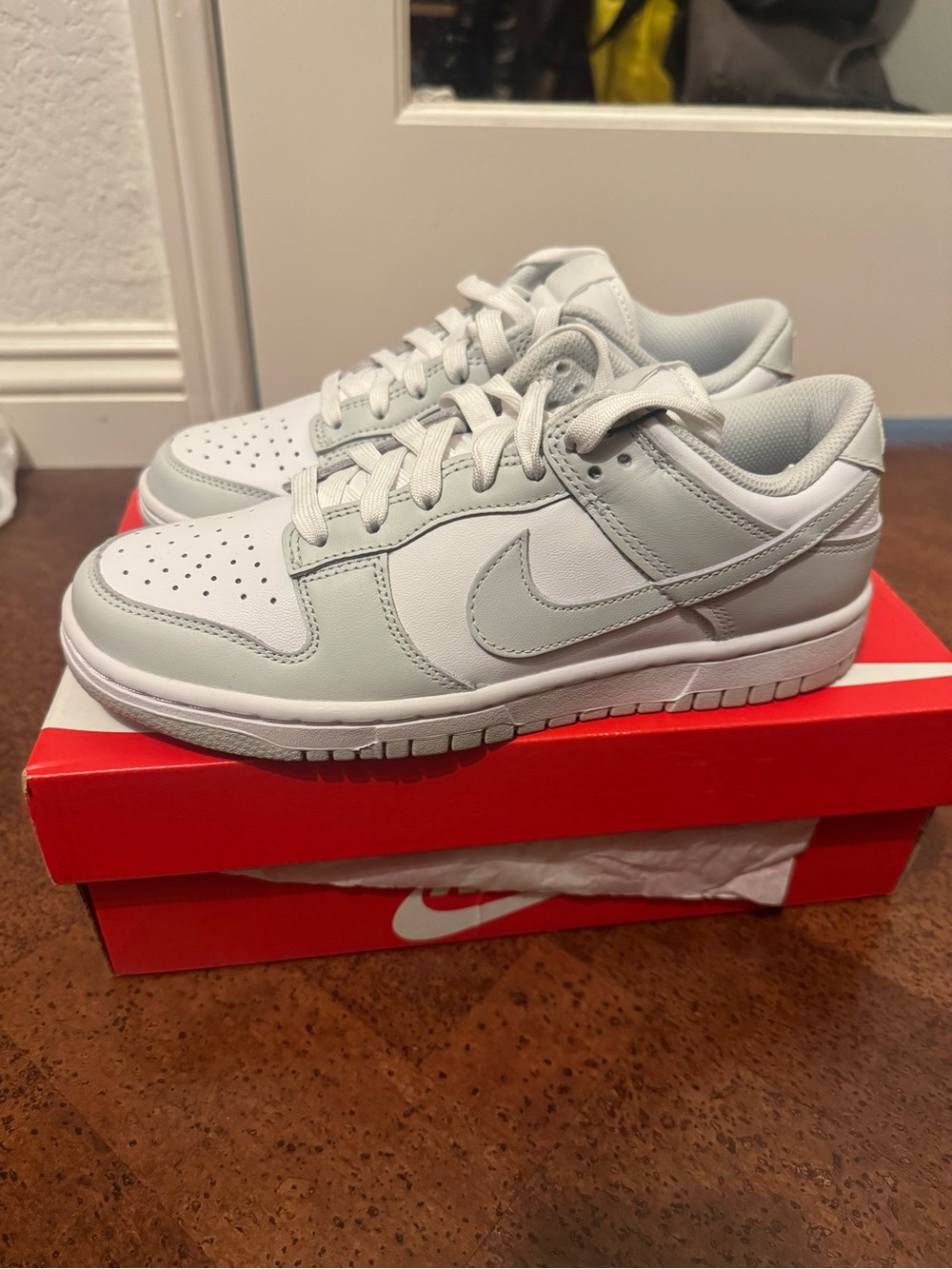Nike Dunks Sneakers in Dust White